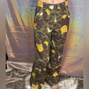 SMILEY® IN HIDING CAMO COTTON TWILL WORKWEAR PANTS